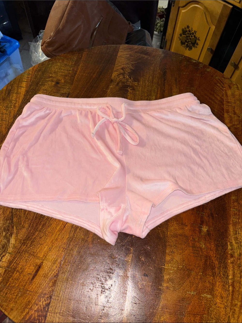 Juicy Couture Light Pink Drawstring Lounge Shorts - Picture 2 of 6